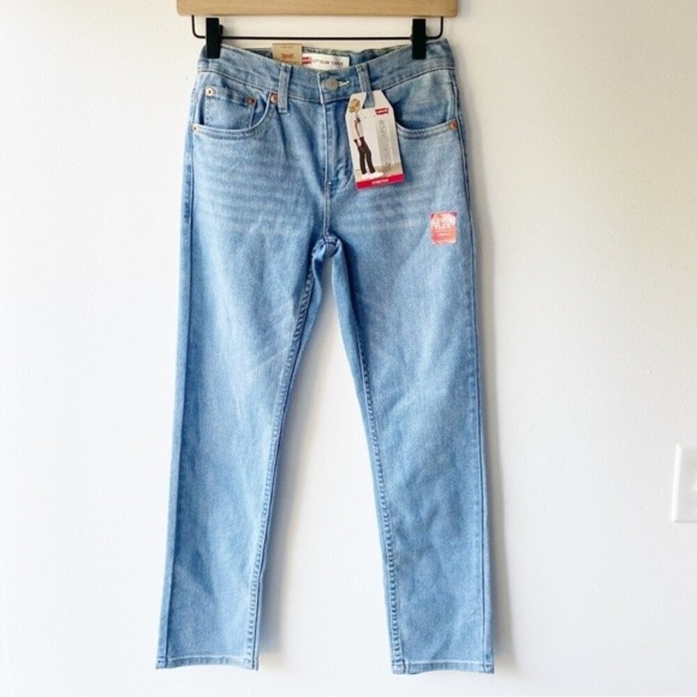levi's 512 slim taper jeans boys size 12